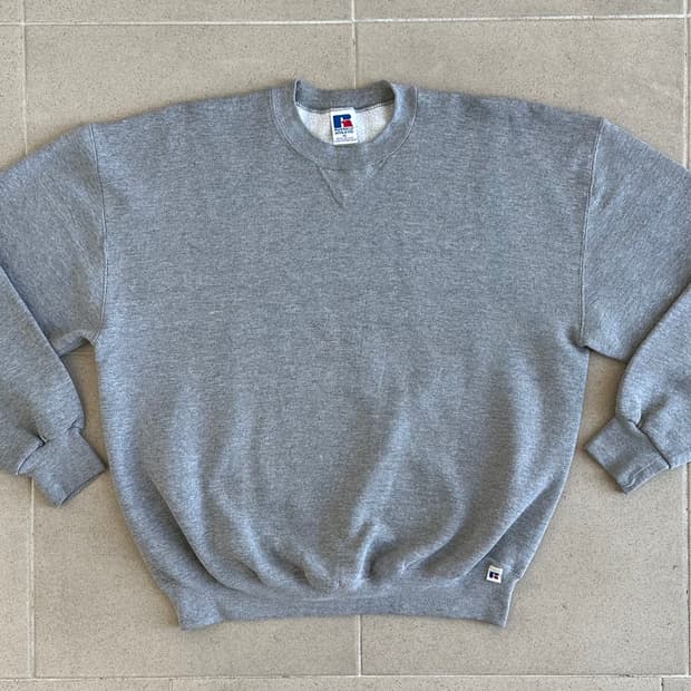 90s 빈티지 러셀 스웻셔츠 그레이 XL 🇺🇸