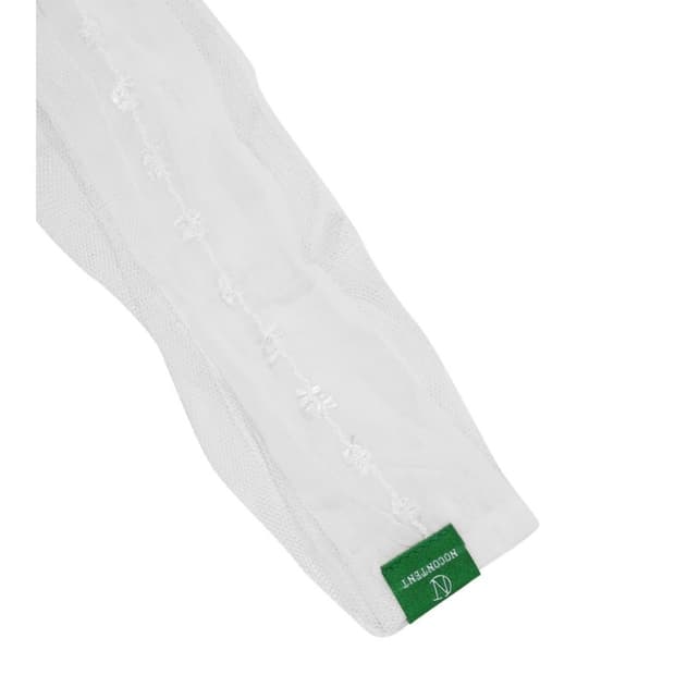 노컨텐츠 레이스 스카프 화이트