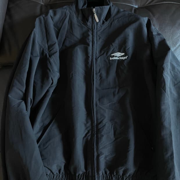 발렌시아가 3b 로고 트랙 자켓