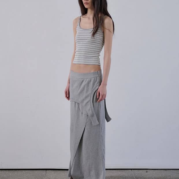 오데스 FLIP MAXI JERSEY SKIRT