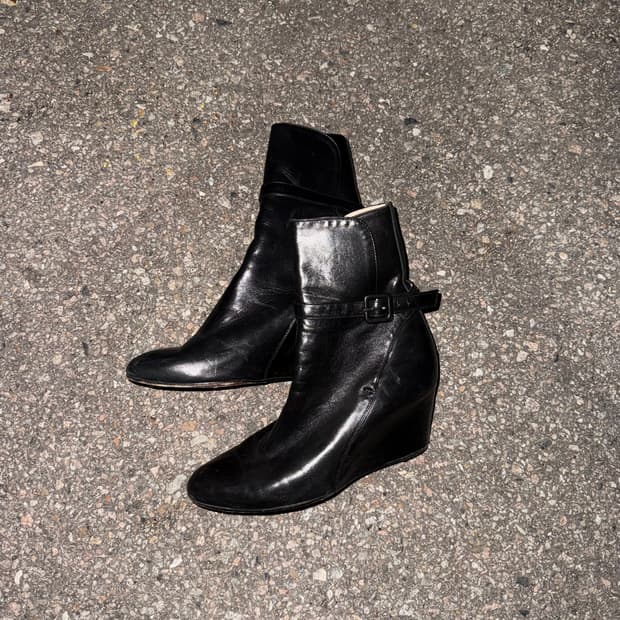 Christian Louboutin Wedge Ankle Boots