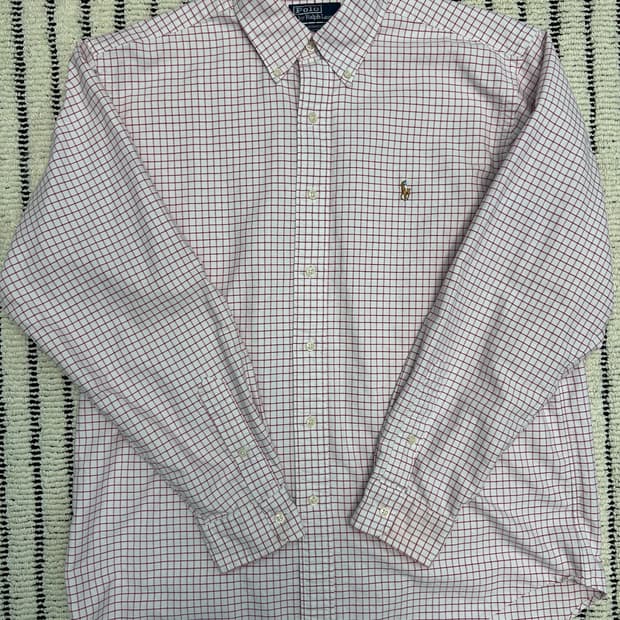 폴로(Polo)랄프로렌 야머스핏 옥스포드 체크 셔츠