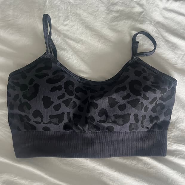 레오파드 스포츠브라 M