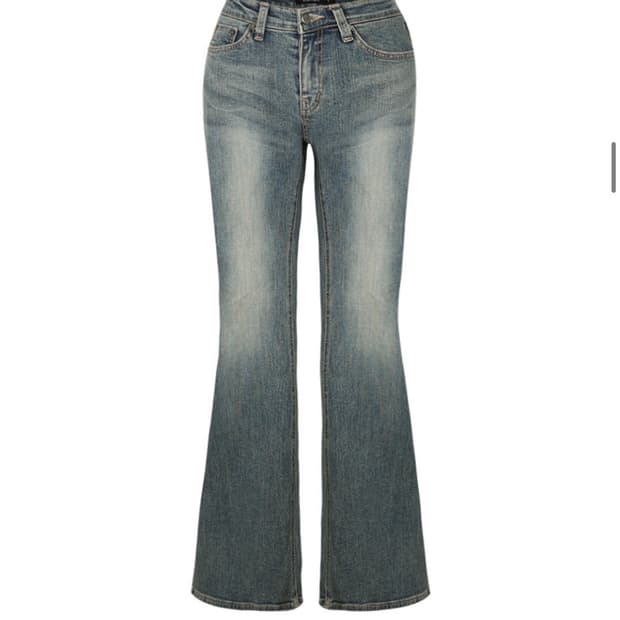 오도어 데님 부츠컷  vintage raw jean