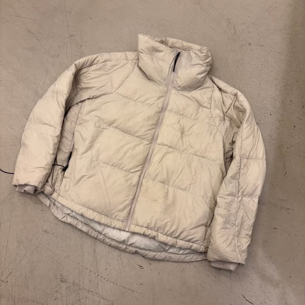나이키 아이보리 덕다운 패딩