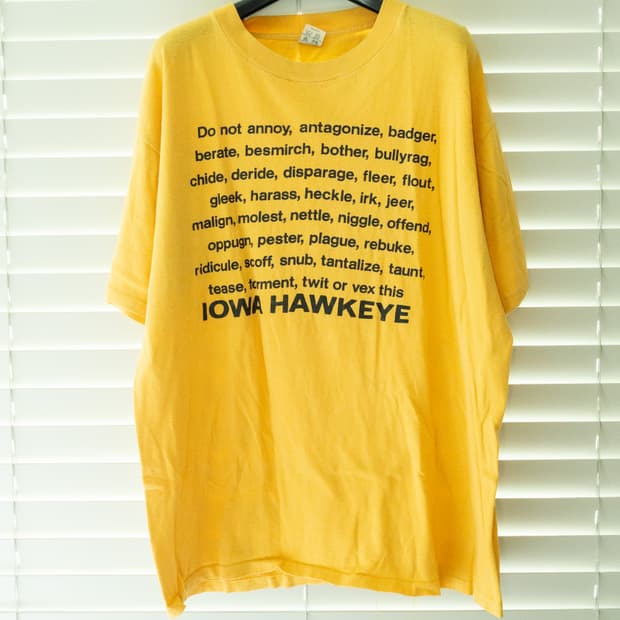 90s iowa hawkeyes 빈티지 티셔츠