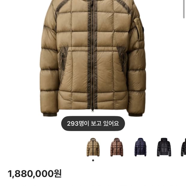 24fw cp컴퍼니 dd쉘 빈티지카키베이지 xxl