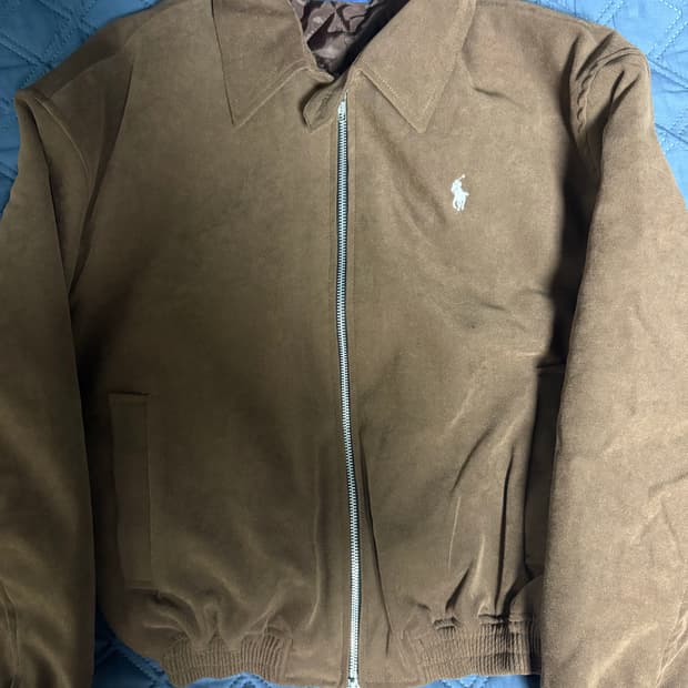 폴로 스웨이드 자켓 (브라운) 새상품⭐️⭐️