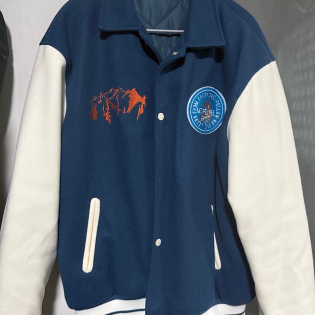 자라 바시티 퀄팅 봄버 자켓 xl