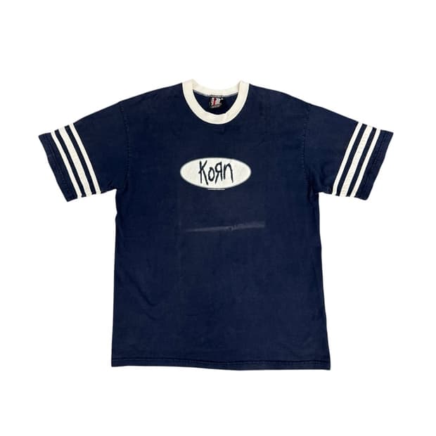 Vintage 90s Korn 콘 Jersey Style Tee