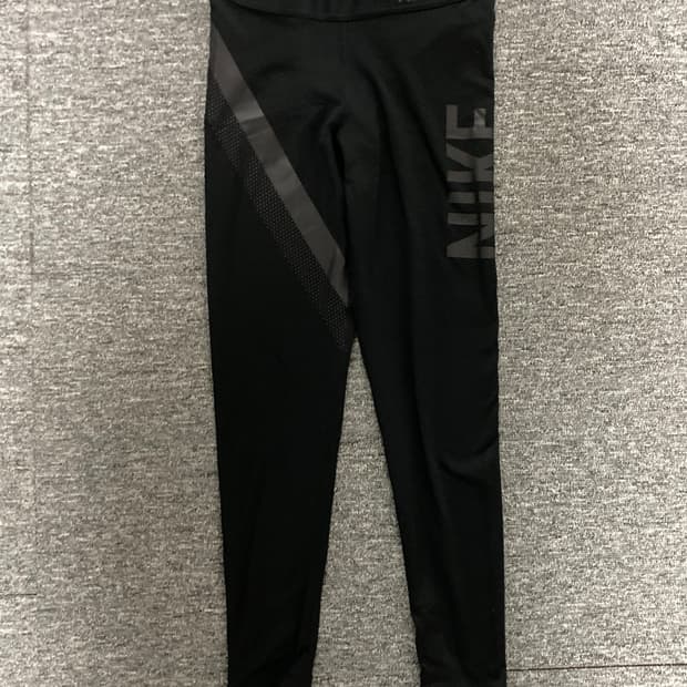 나이키 우먼스 프로 블랙 타이즈 XL