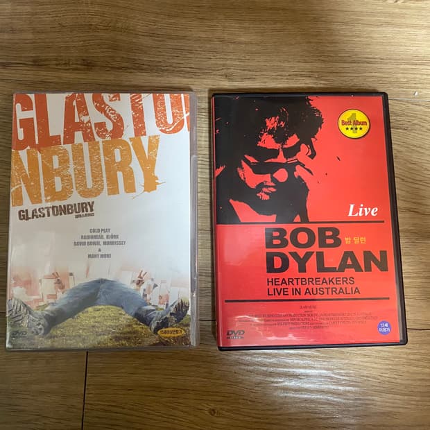 글래스톤베리 영화 DVD 새것 
