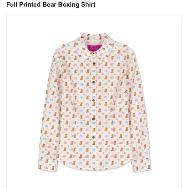 모멘텔 패턴 셔츠