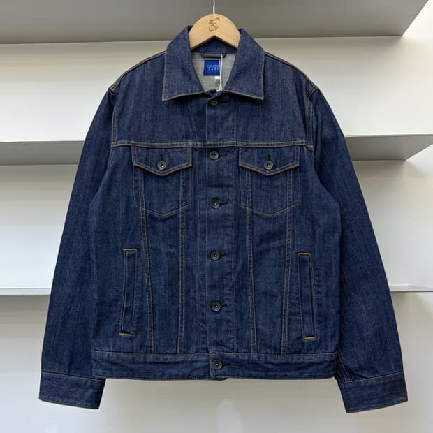 겐조 진스 투포켓 데님 트러커 자켓