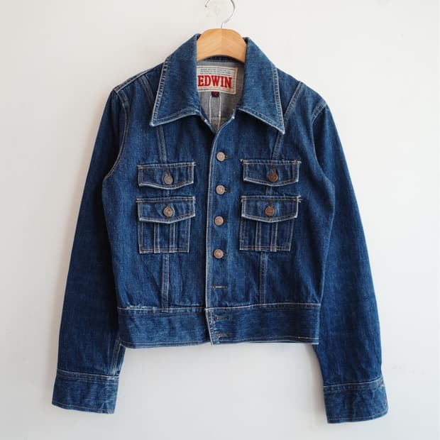 70s EDWIN 에드윈 4pocket denim jacket