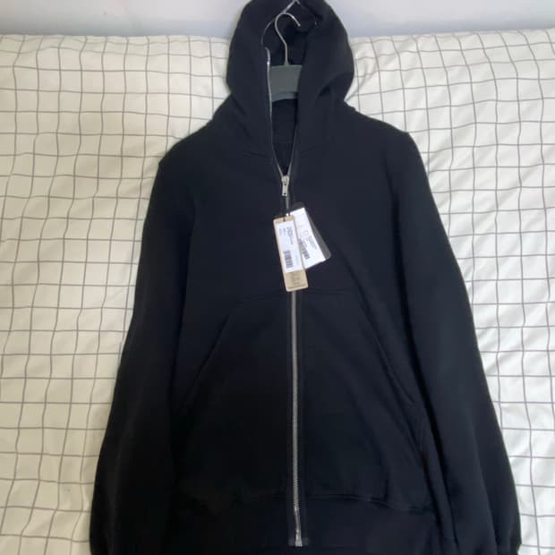 릭오웬스 김프 후드집업 사이즈 L (신세계매장 새상품)