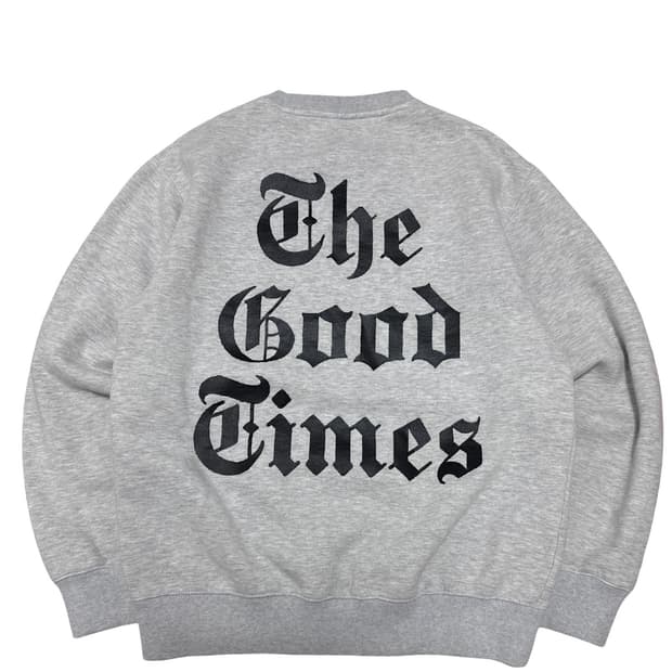 헤브어굿타임 레터링 맨투맨