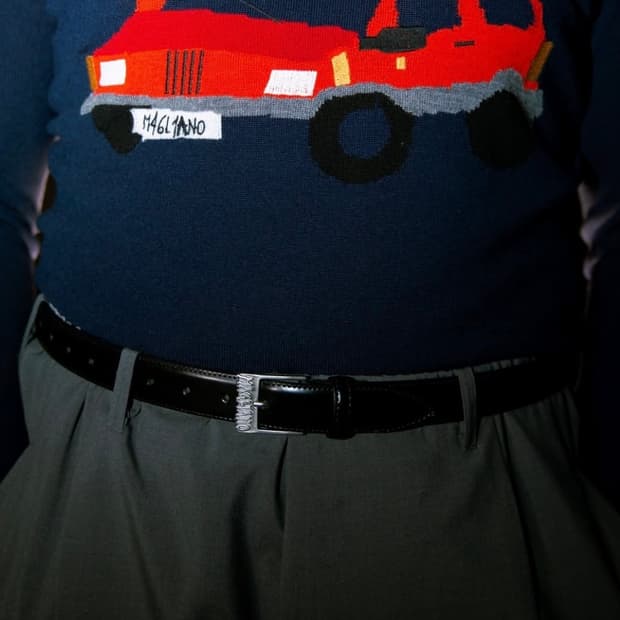 [M]마리아노 25fw 레터링 벨트