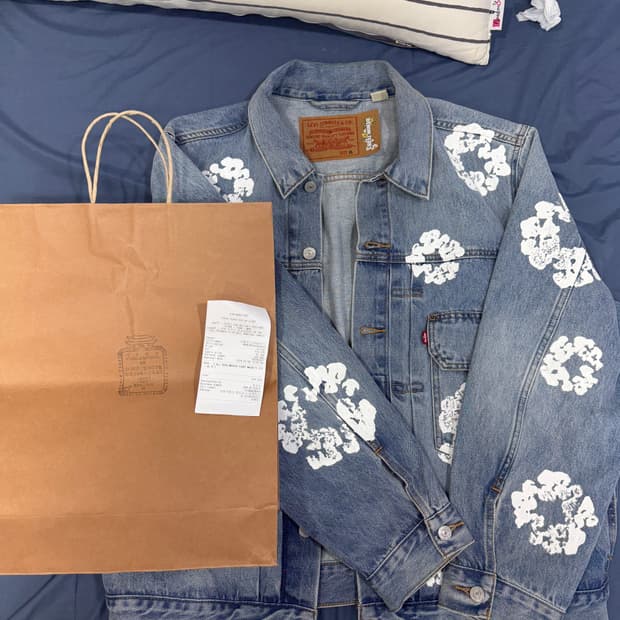 데님티어스 리바이스 청자켓