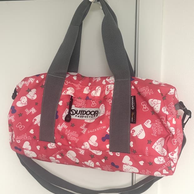 키티 하트&별 보스턴백 크로스백 핑크