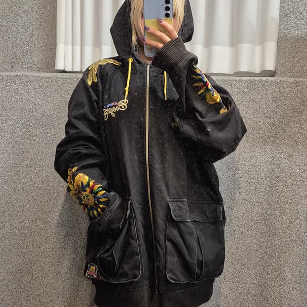 COOGI GOLD PATCH ZIPUP