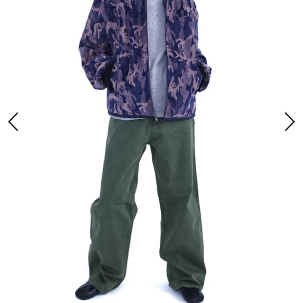 CUT OFF CARPENTER PANTS (MOSS)
