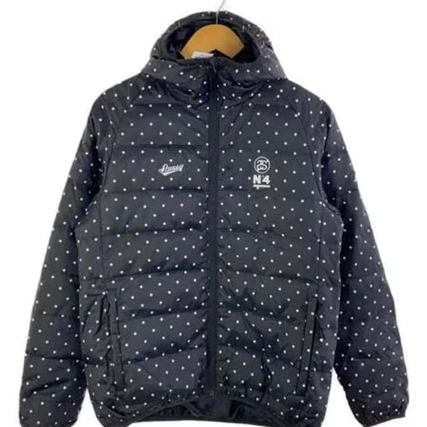 스투시 도트 경량패딩