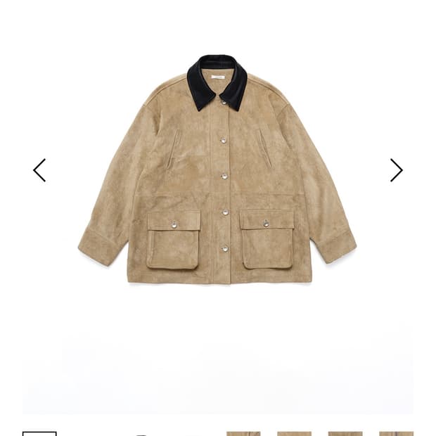 누아르나인 스웨이드 워크 자켓