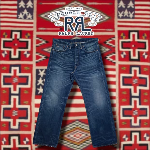 [34x32] RRL 더블알엘 빈티지 5포켓 그랜드폴스