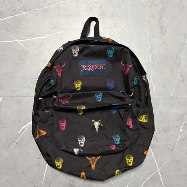팔로워 특가 잔스포츠 콜라보 해골 백팩 가방