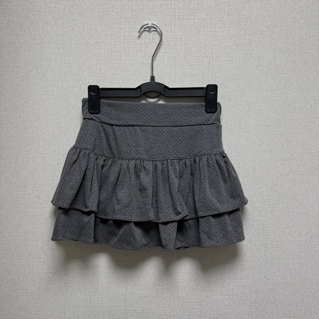 새상품 / 도트 미니 스커트 