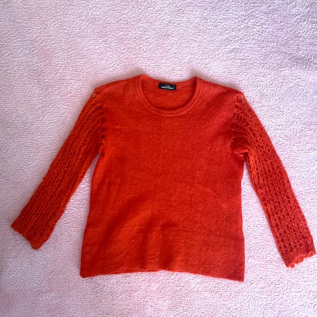 꼼데가르송 트리콧 니트