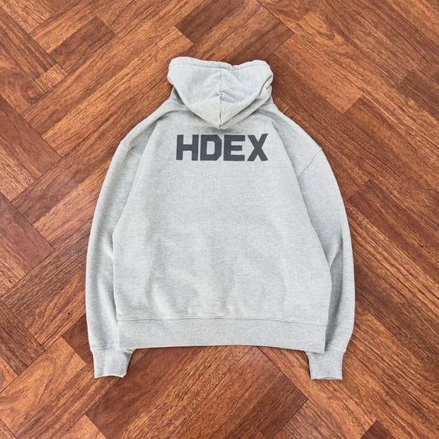 XL HDEX 에이치덱스 해비코튼 그레이 후드 티셔츠 
