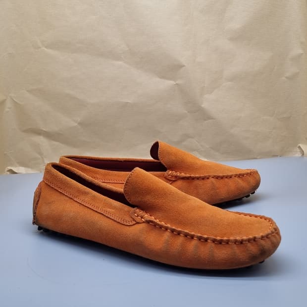 버건디 남자드라이빙슈즈 280