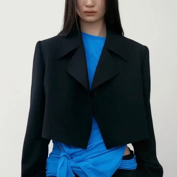 로우클래식 울 쇼트 자켓 S