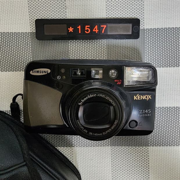 삼성캐녹스 Z 145 파노라마 필름카메라 파우치포함