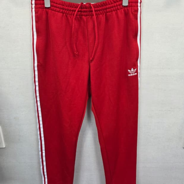 아디다스 슈퍼스타 트랙팬츠 레드 xxxl