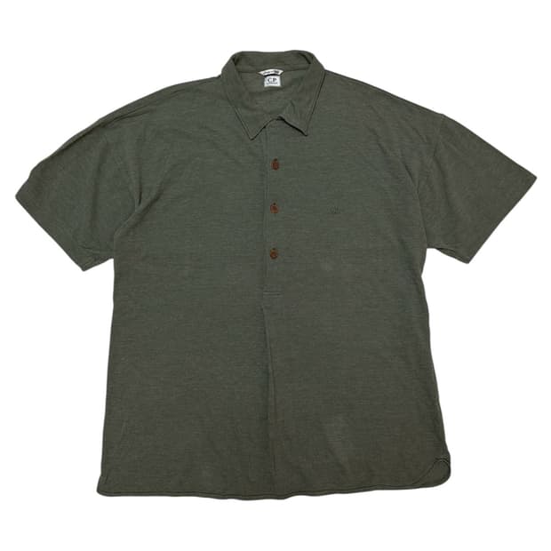 CP 컴퍼니 아카이브 pk 반팔 카라티 올리브