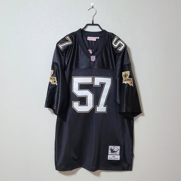 Mitchell & Ness 뉴올리언스 세인츠 럭비져지
