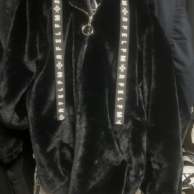 레플렘 우사미미 토끼 퍼 자켓