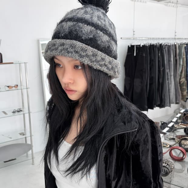 주카 테슬 방울 비니