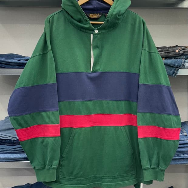 (L)에디바우어 후드 럭비티-M1811