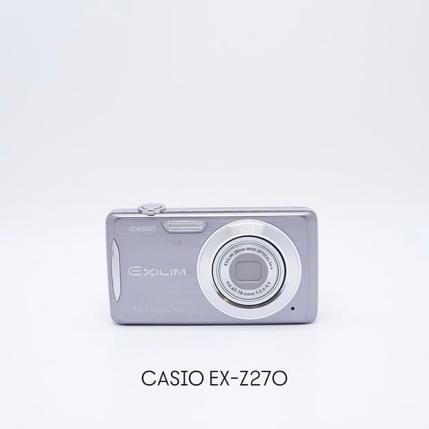 카시오 엑슬림 z270 실버 (작례 0