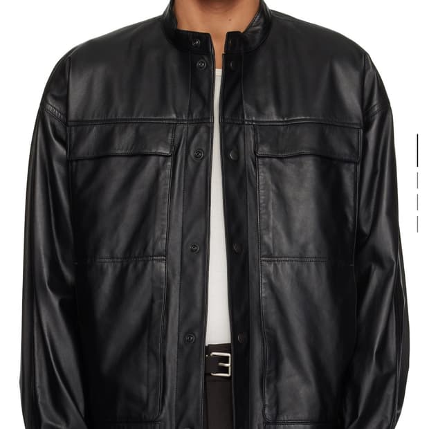 르메르 / 25ss 레더블루종 / L