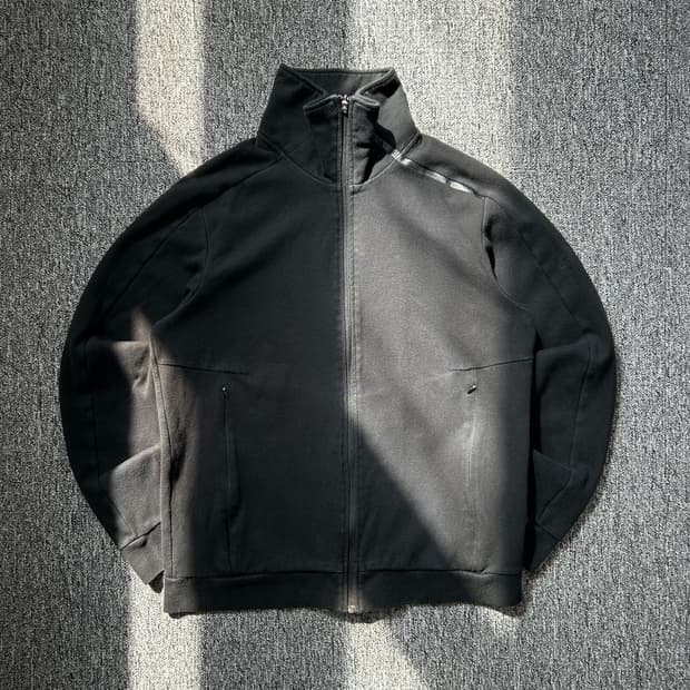 아디다스 블랙 트랙탑 집업