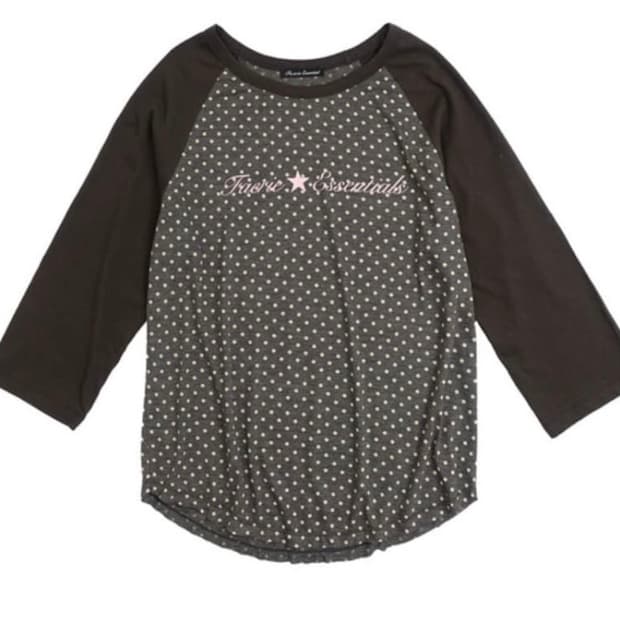 샵페어리 레글런 7부 도트 티