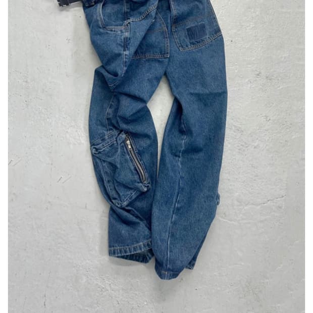 MPa ANKLE CARGO PANTS (BLUE)