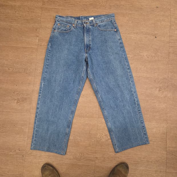 90s 리바이스 565 made in usa 표기34사이즈