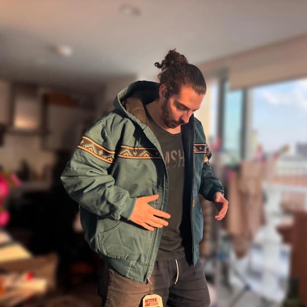 칼하트 액티브 자켓 50주년 한정 몬타나 패턴