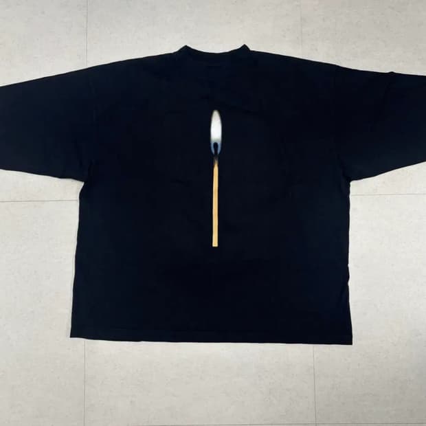 이지 이지갭 돈다 촛불티셔츠 m 새상품